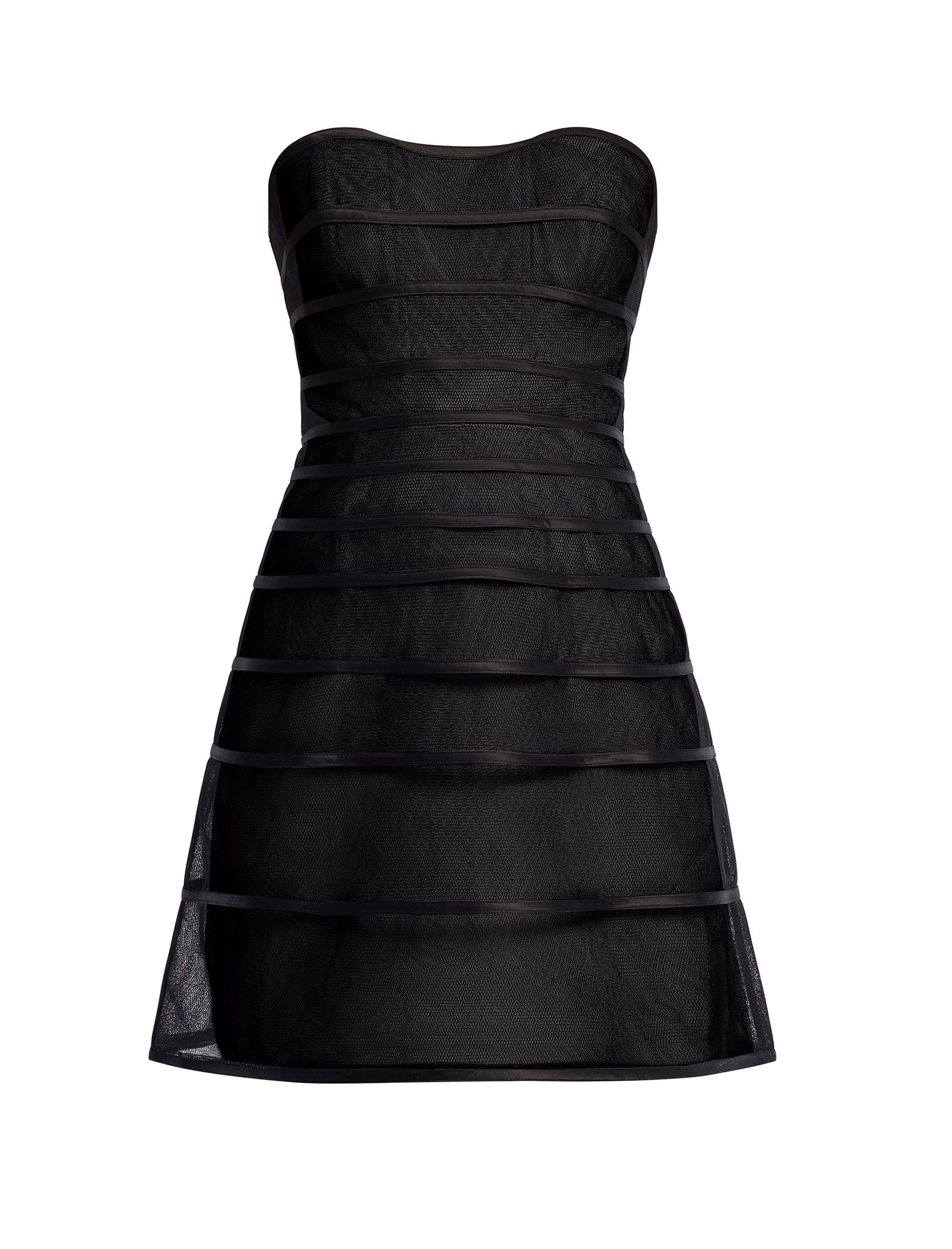 Sheer Volume Strapless Dress - Image 9