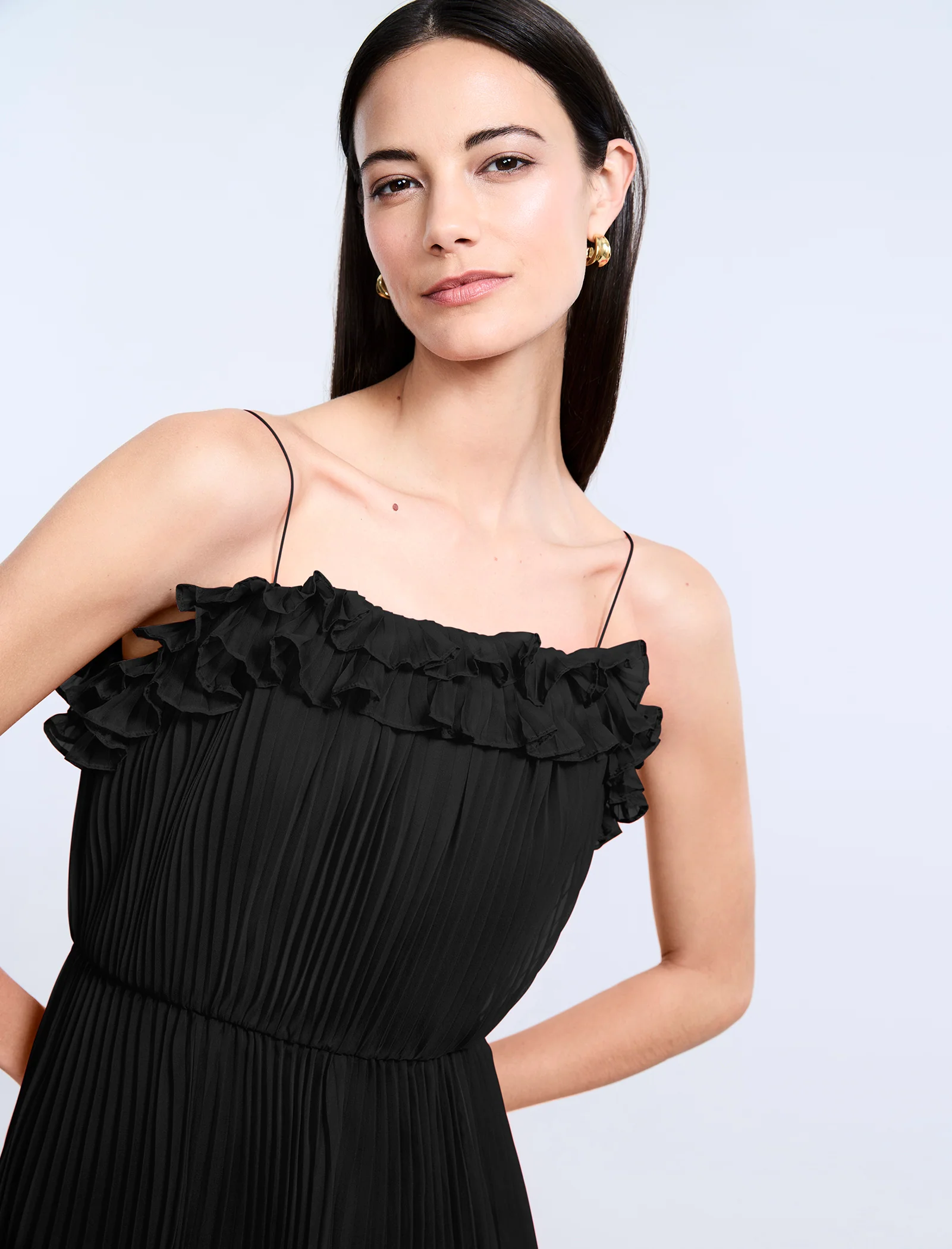Shirring Ruffle Gown - Image 4