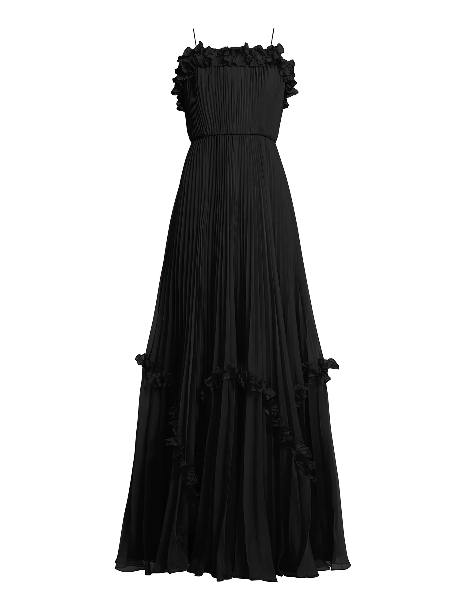 Shirring Ruffle Gown - Image 9