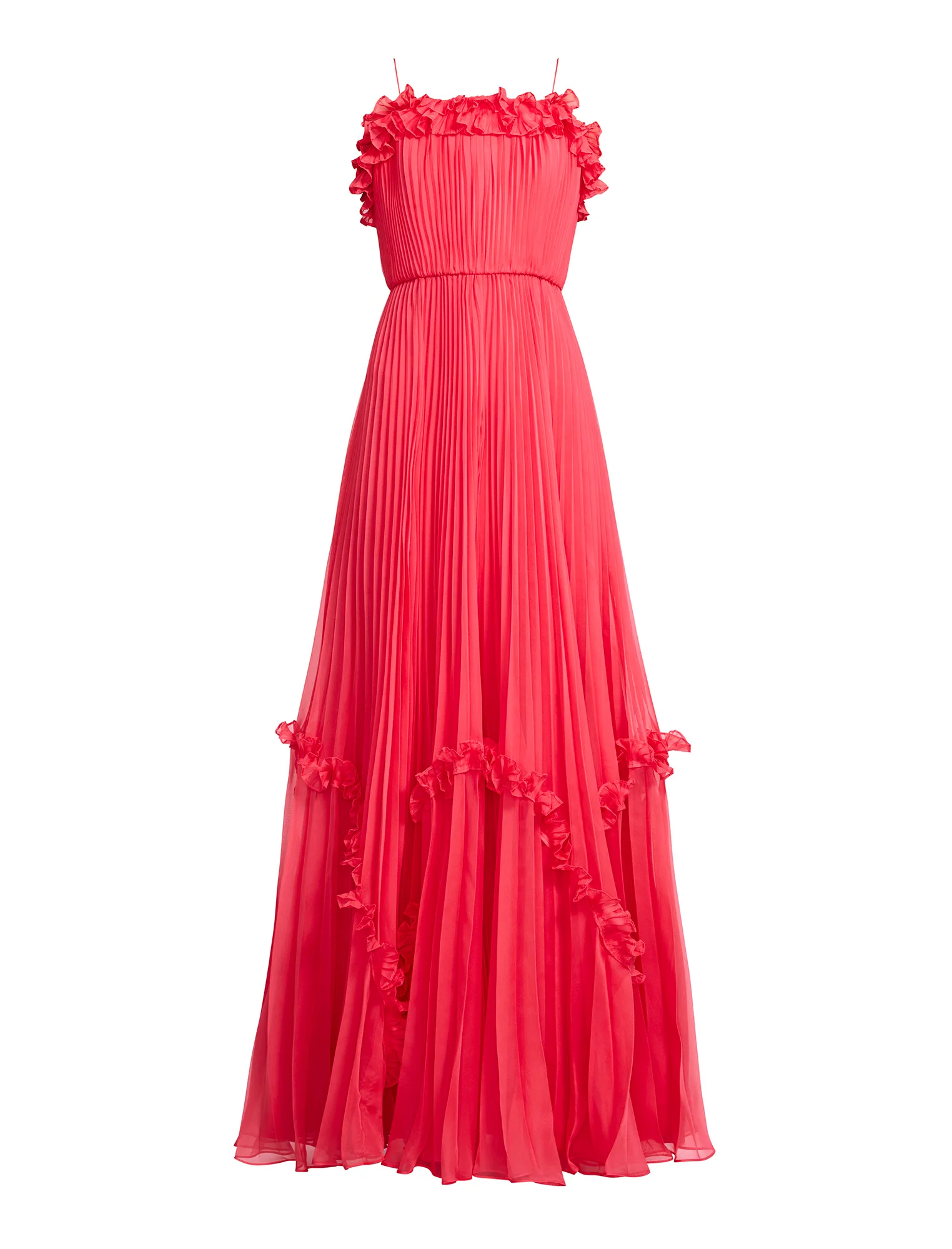 Shirring Ruffle Gown - Image 10