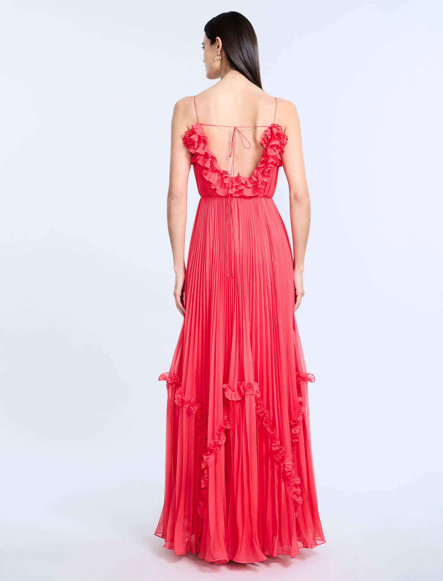 Shirring Ruffle Gown - Image 2