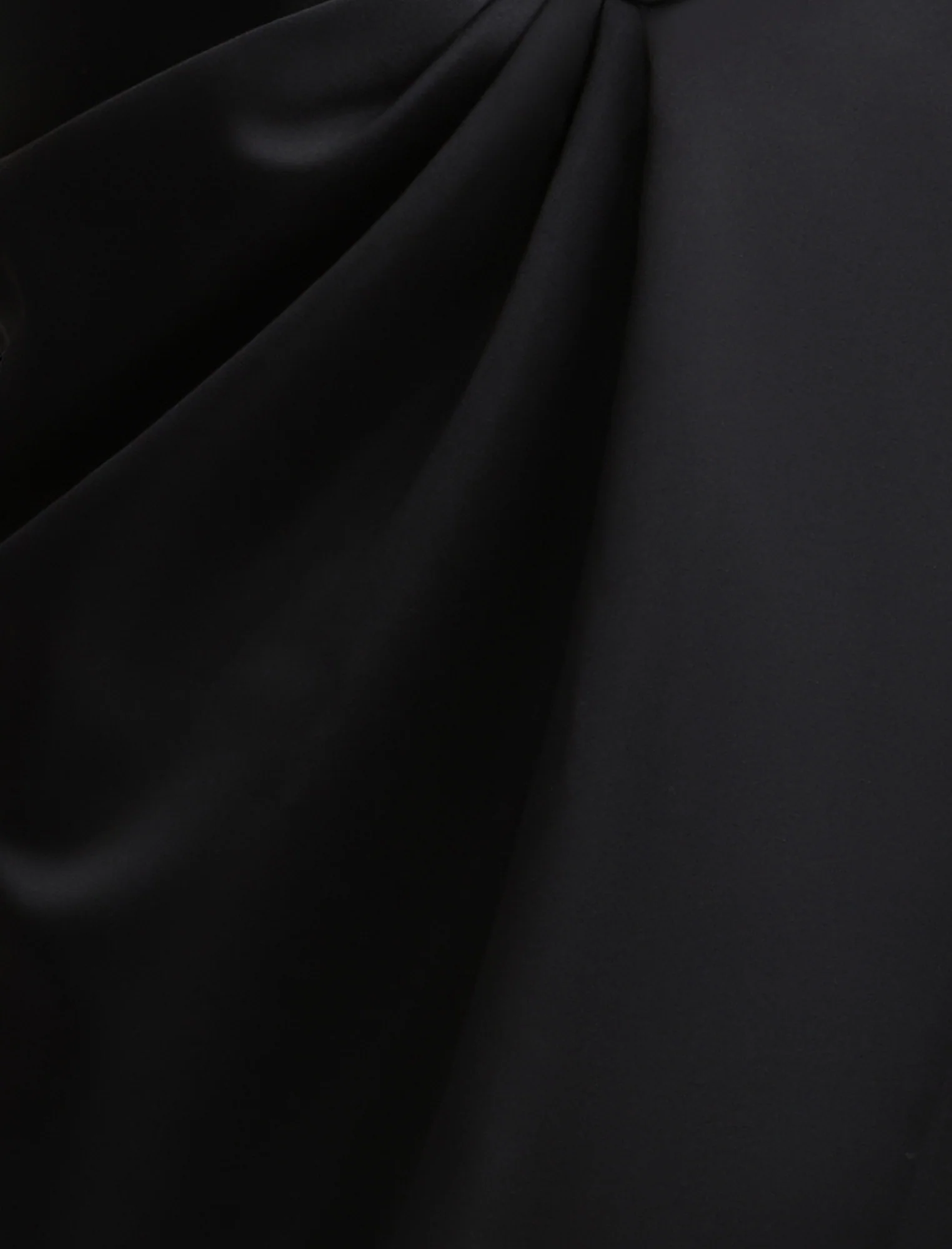 Solid Bodice Wrap Skirt Gown - Image 10