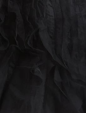 Solid Cascade Mini Dress - Image 8