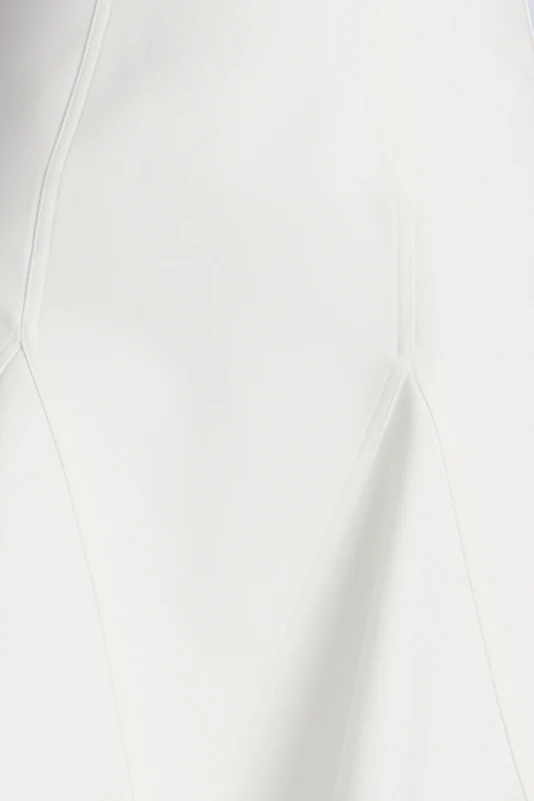 Solid Godet Dress - Image 9
