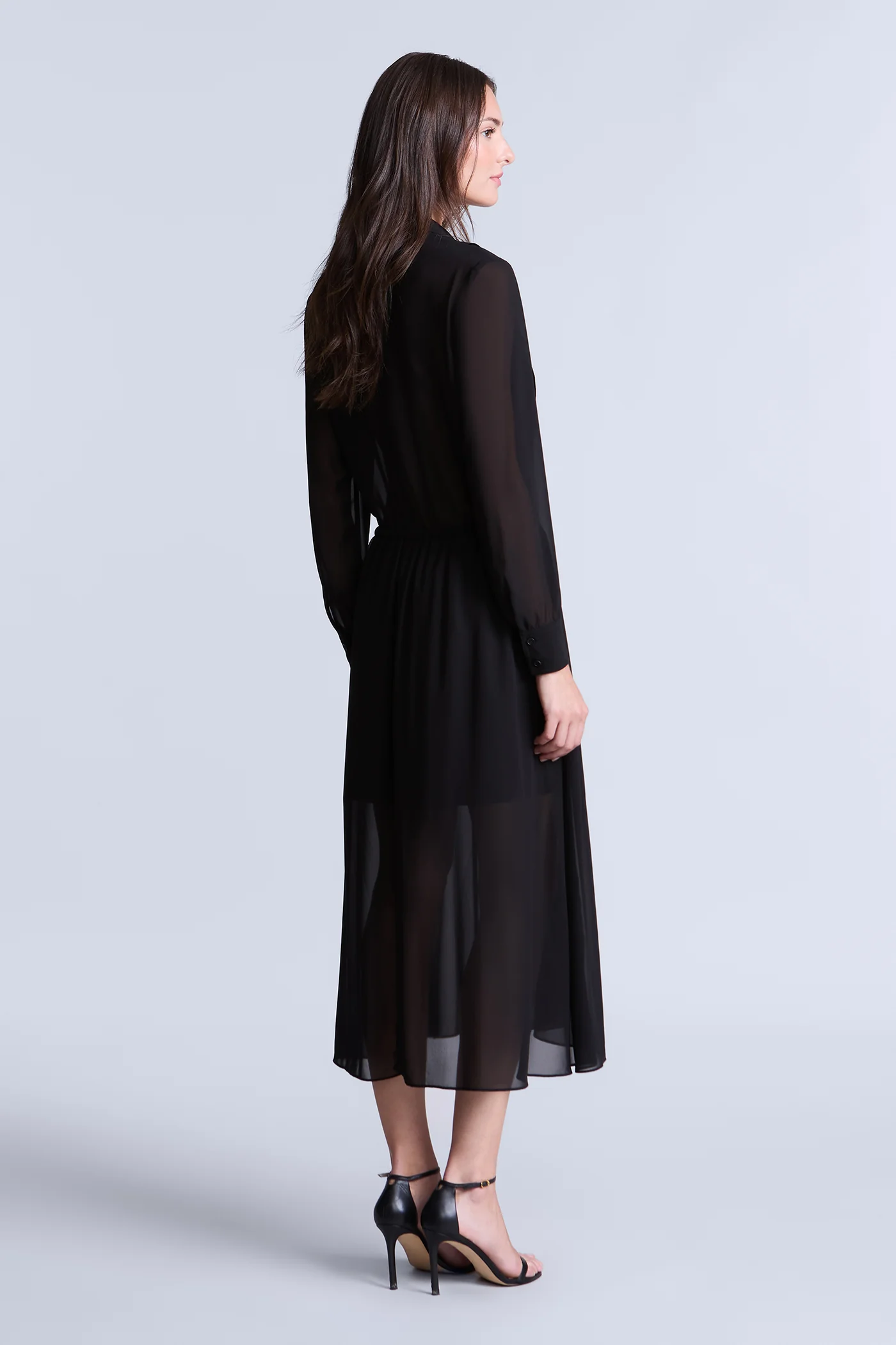 Solid Ruffle Dress - Image 6