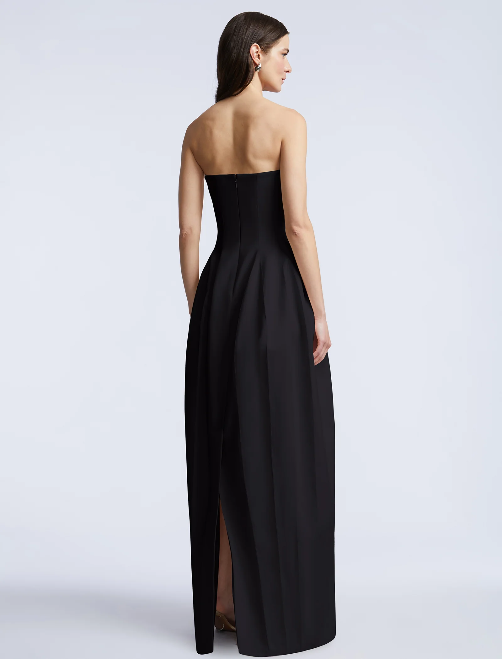 Solid Structured Gown - Image 7