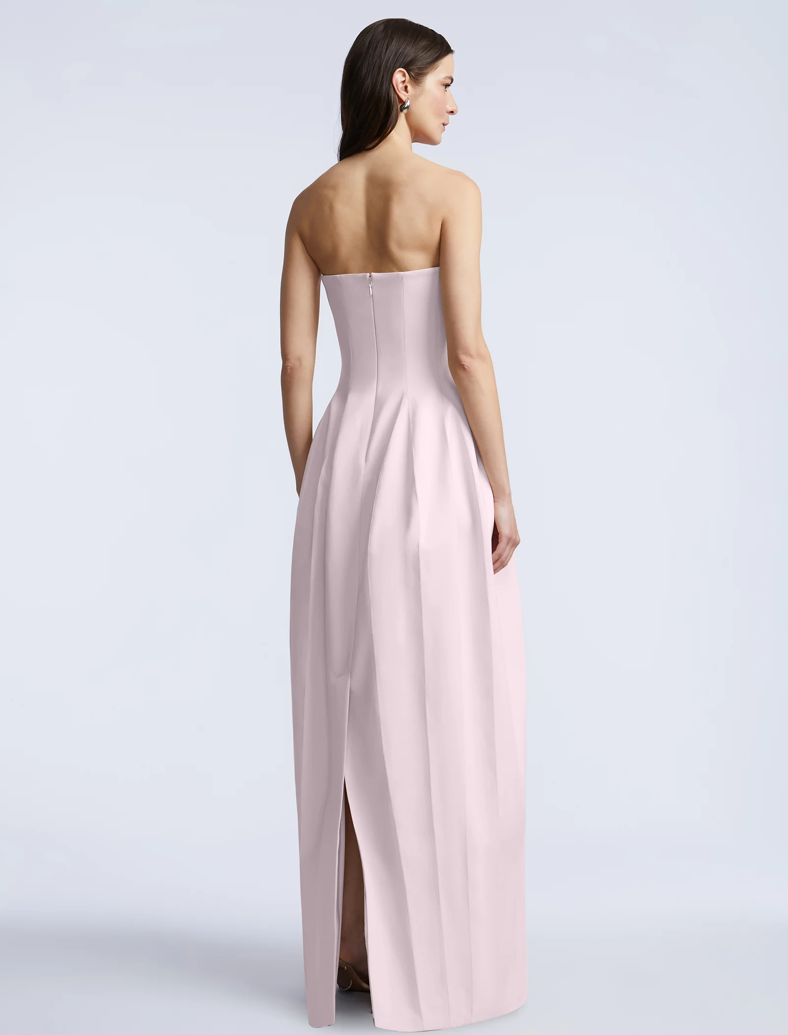 Solid Structured Gown - Image 7