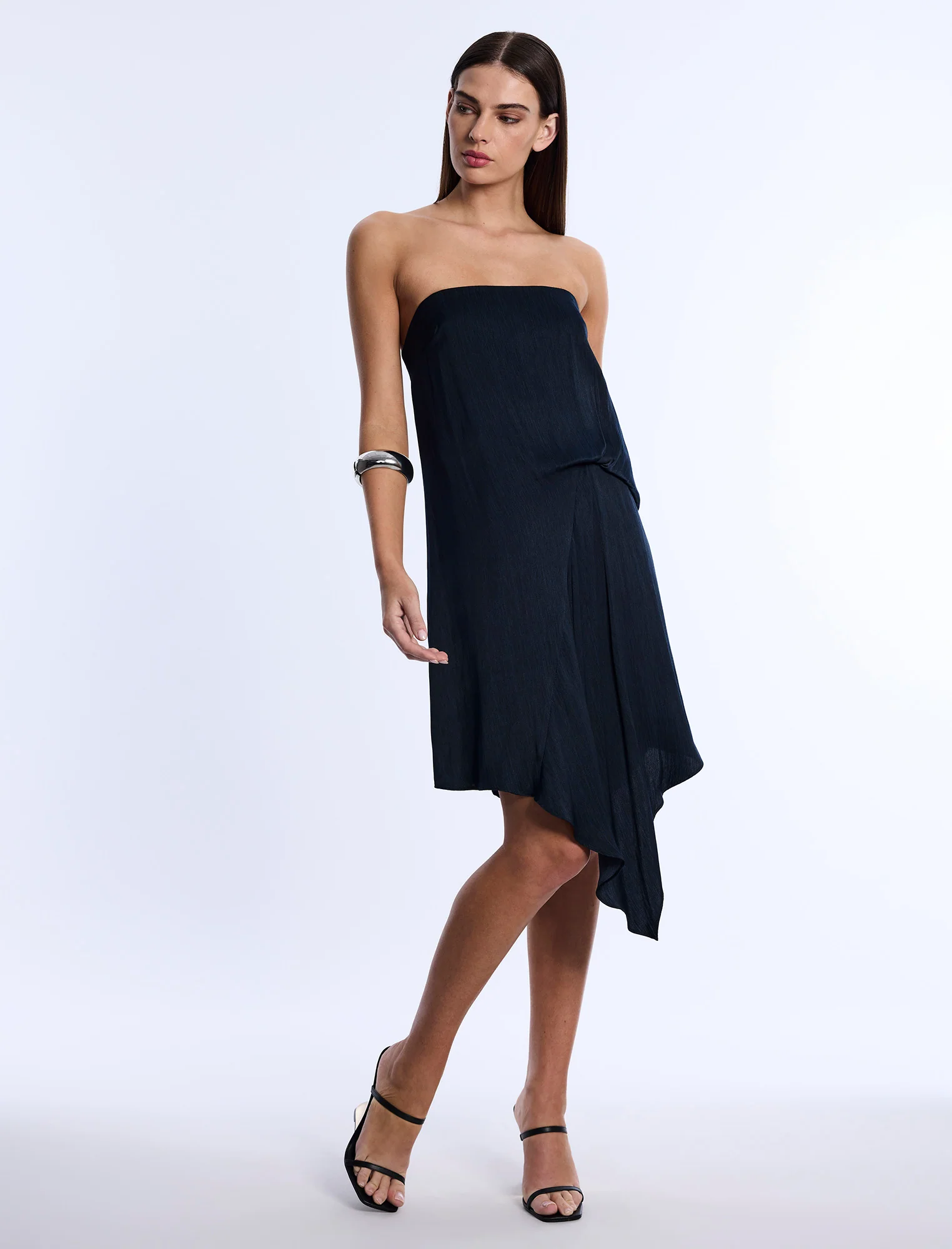 Strapless Drape Dress - Image 4