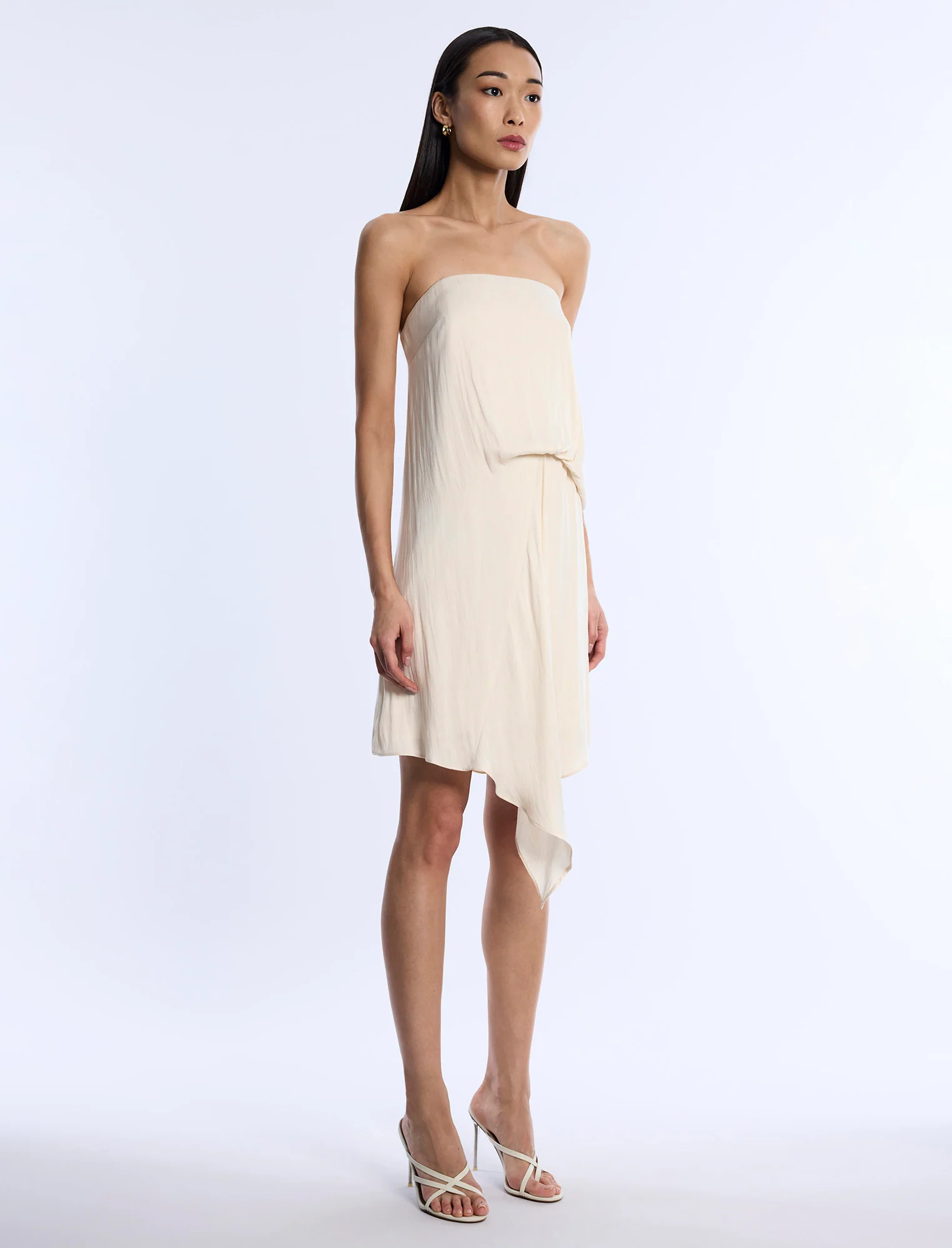 Strapless Drape Dress - Image 3
