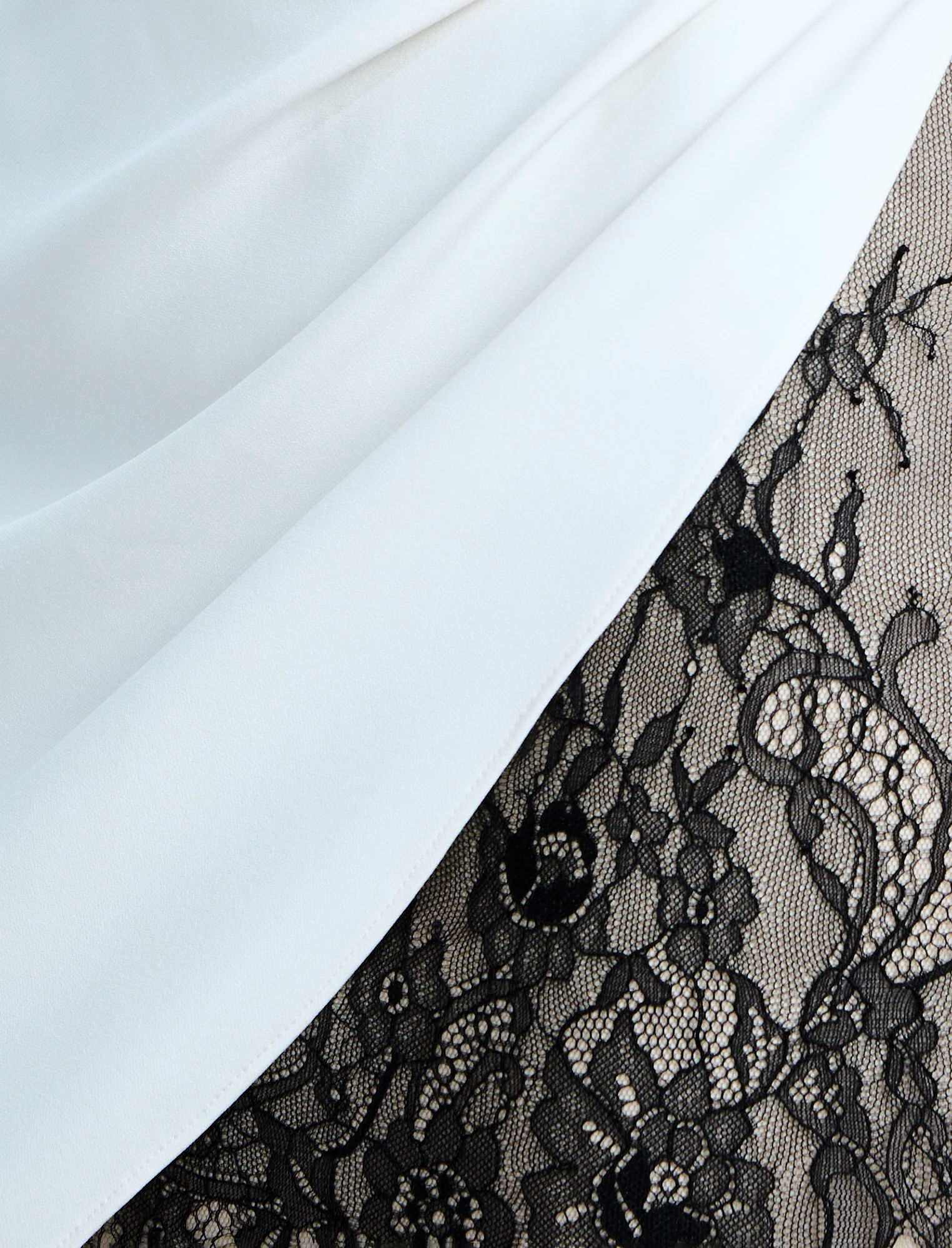 Strapless Lace Inset Dress - Image 8