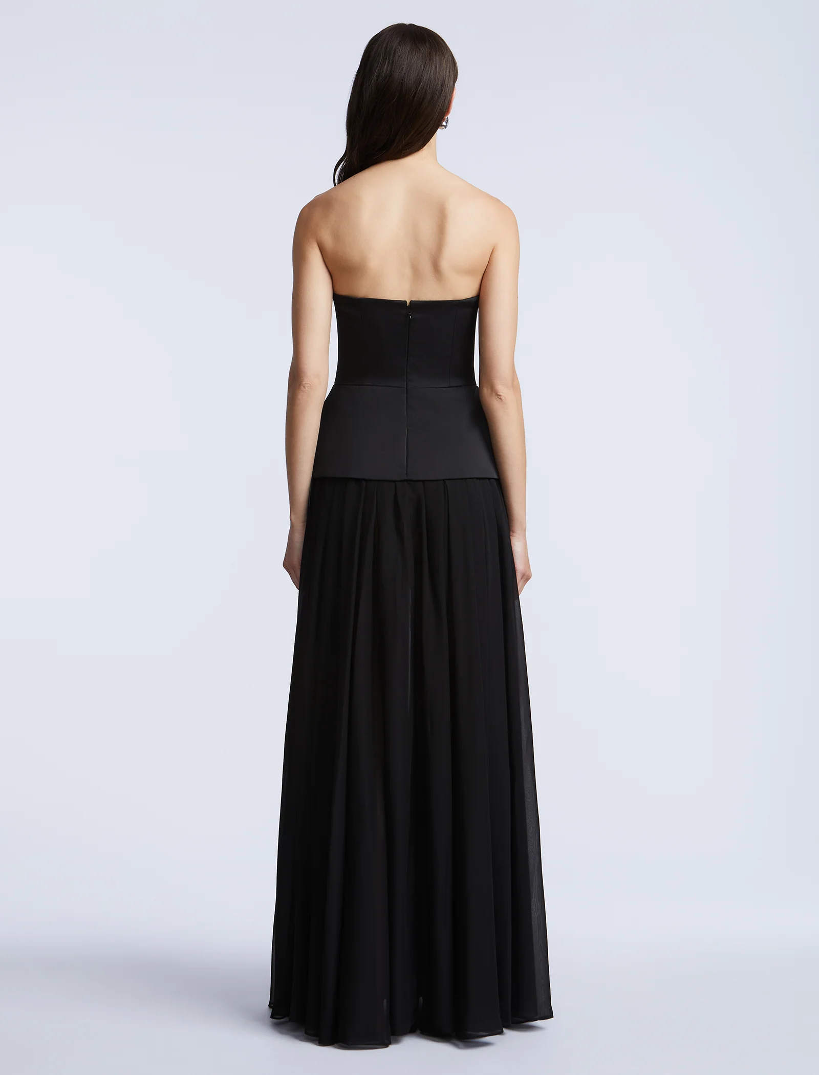Strapless Peplum Gown - Image 2
