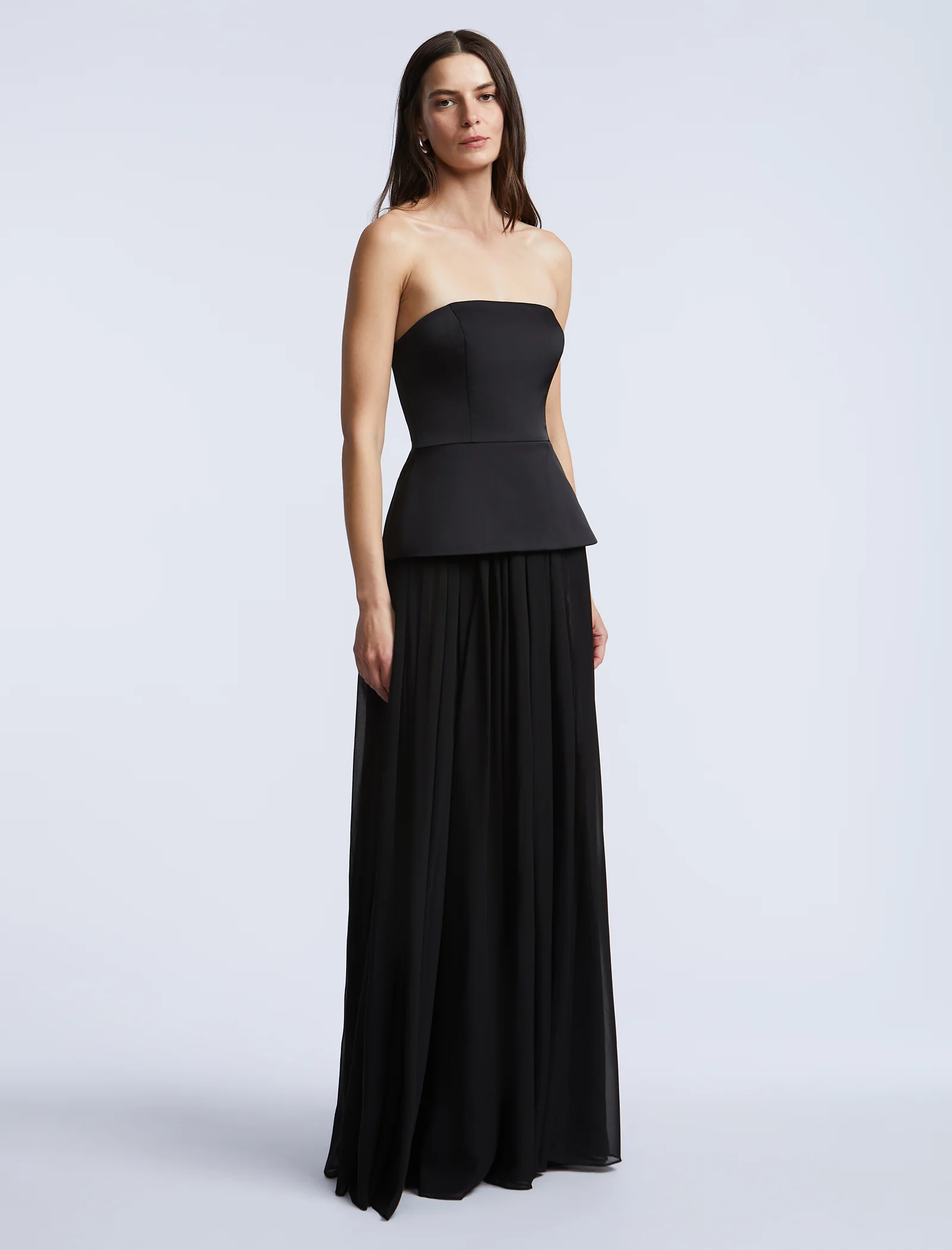 Strapless Peplum Gown - Image 3
