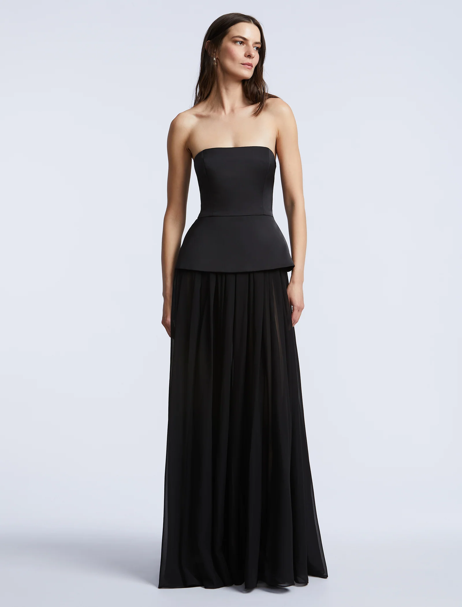 Strapless Peplum Gown - Image 5