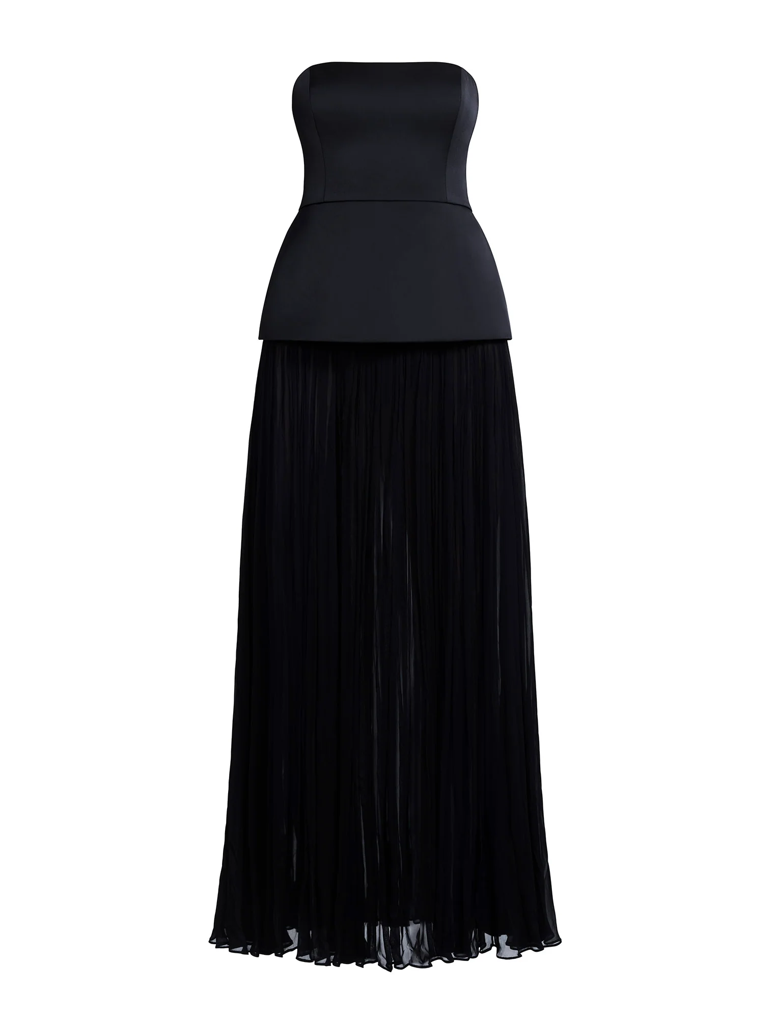 Strapless Peplum Gown - Image 9