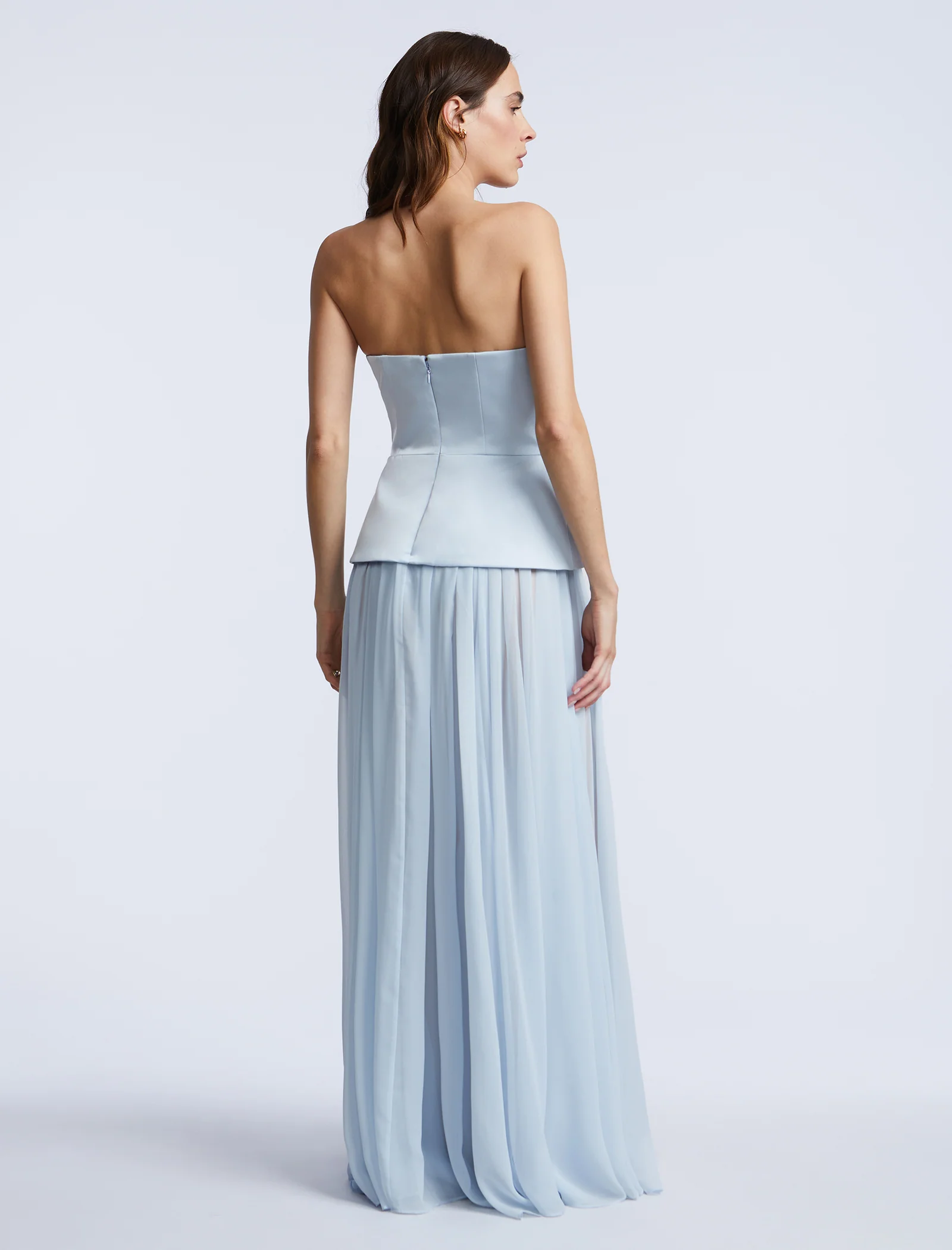 Strapless Peplum Gown - Image 2