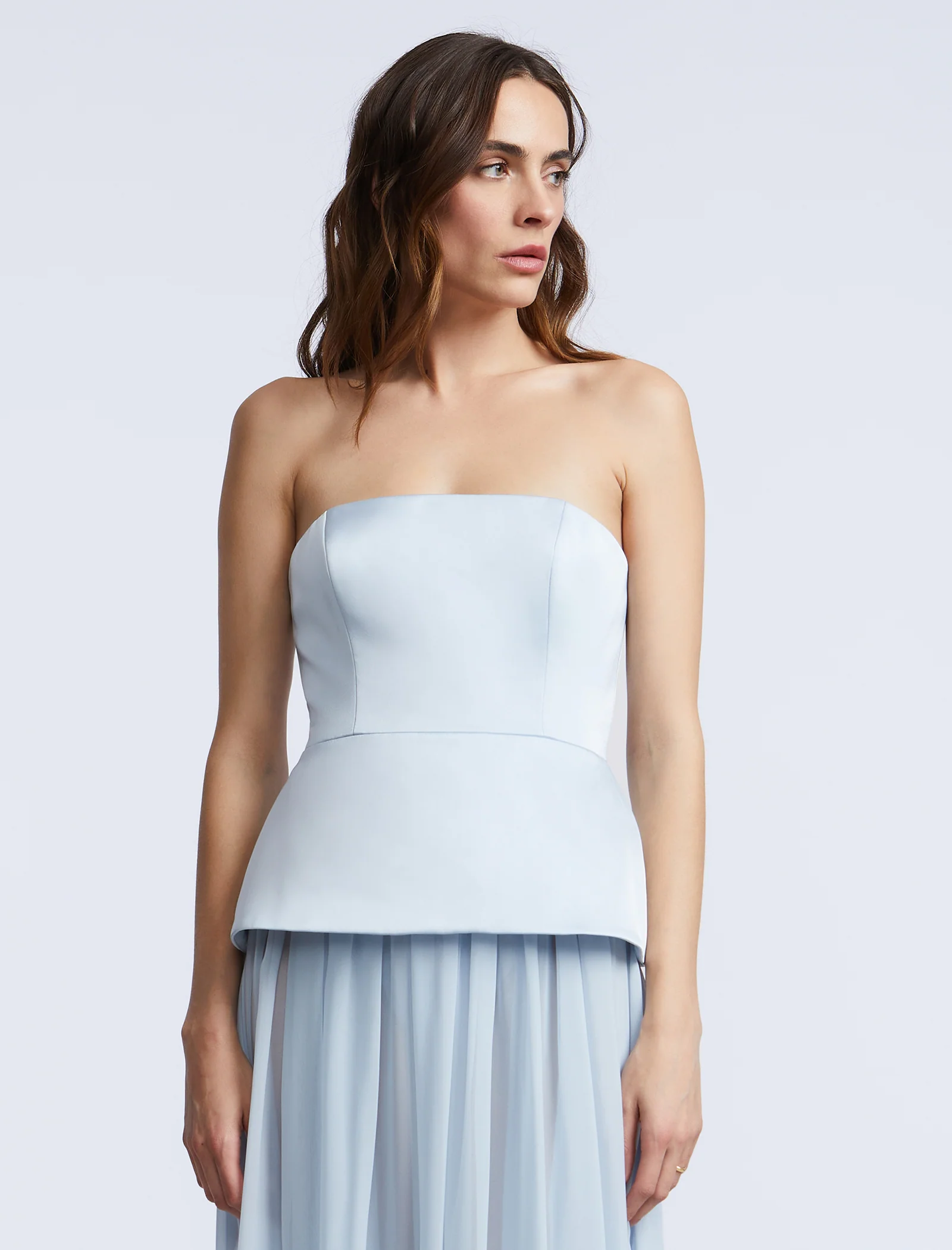 Strapless Peplum Gown - Image 4
