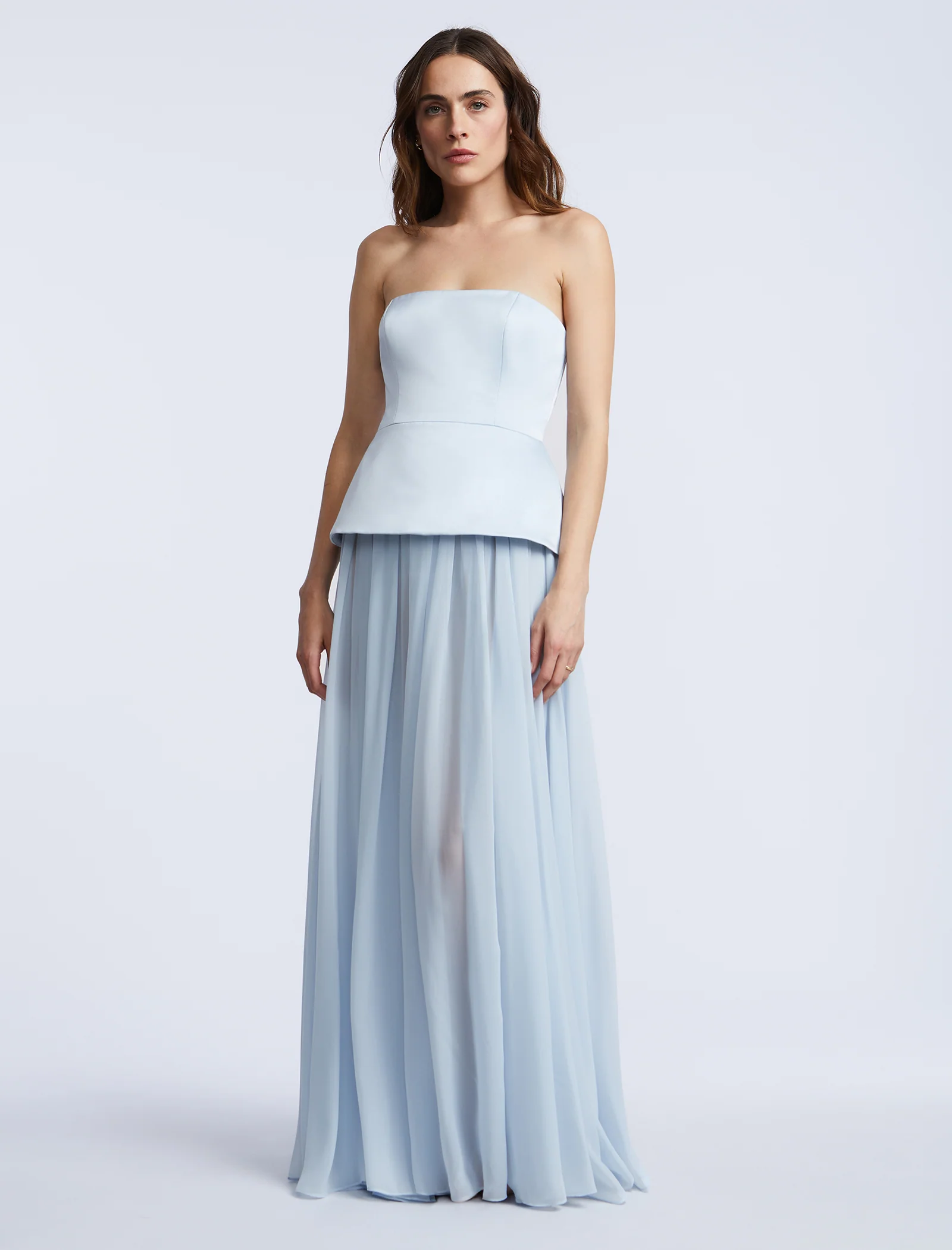 Strapless Peplum Gown - Image 5