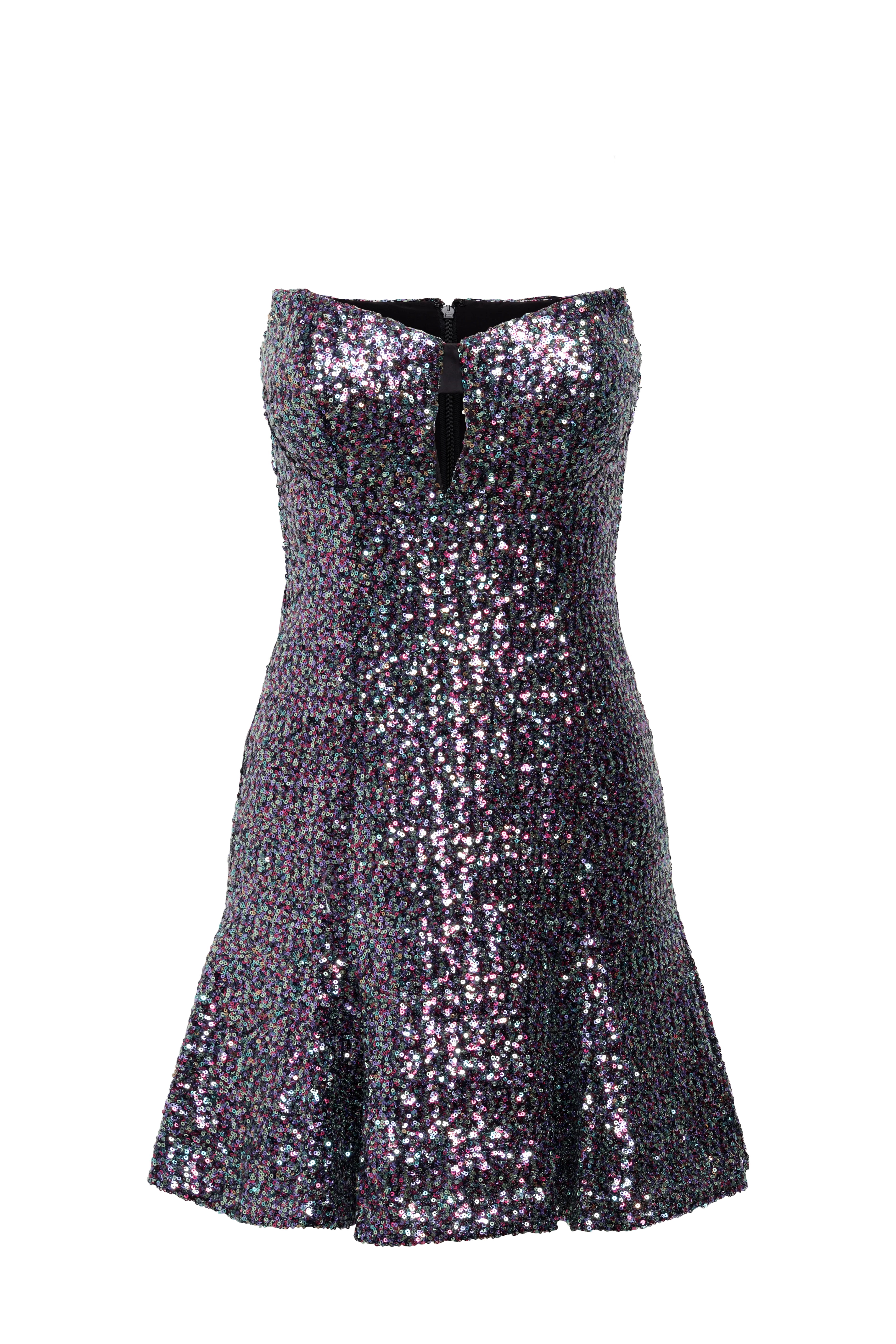 Strapless Sequin Mini Dress - Image 10