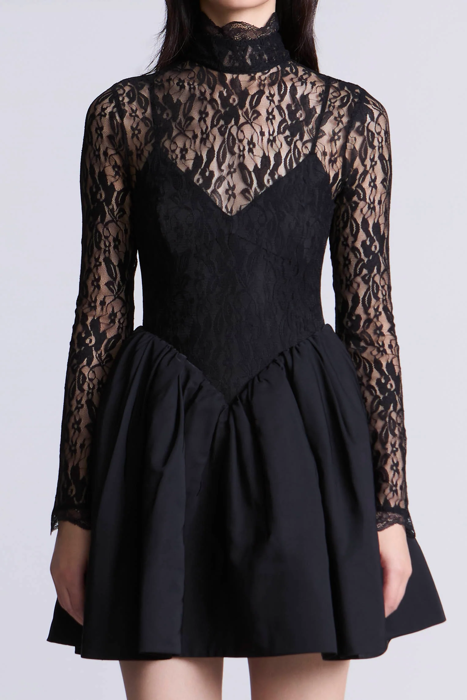 Stretch Lace Bubble Dress - Image 4