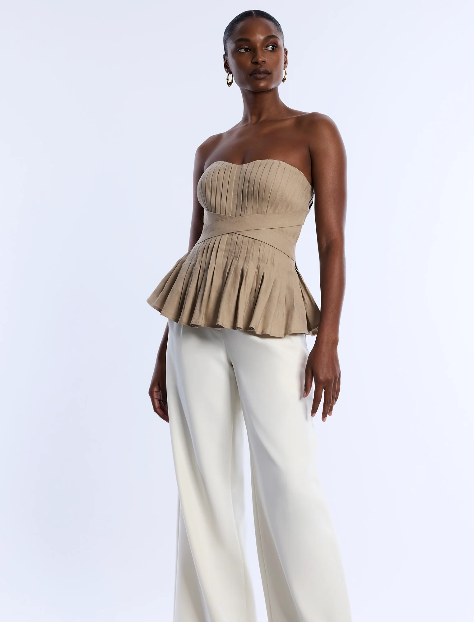 Stretch Linen Top - Image 5