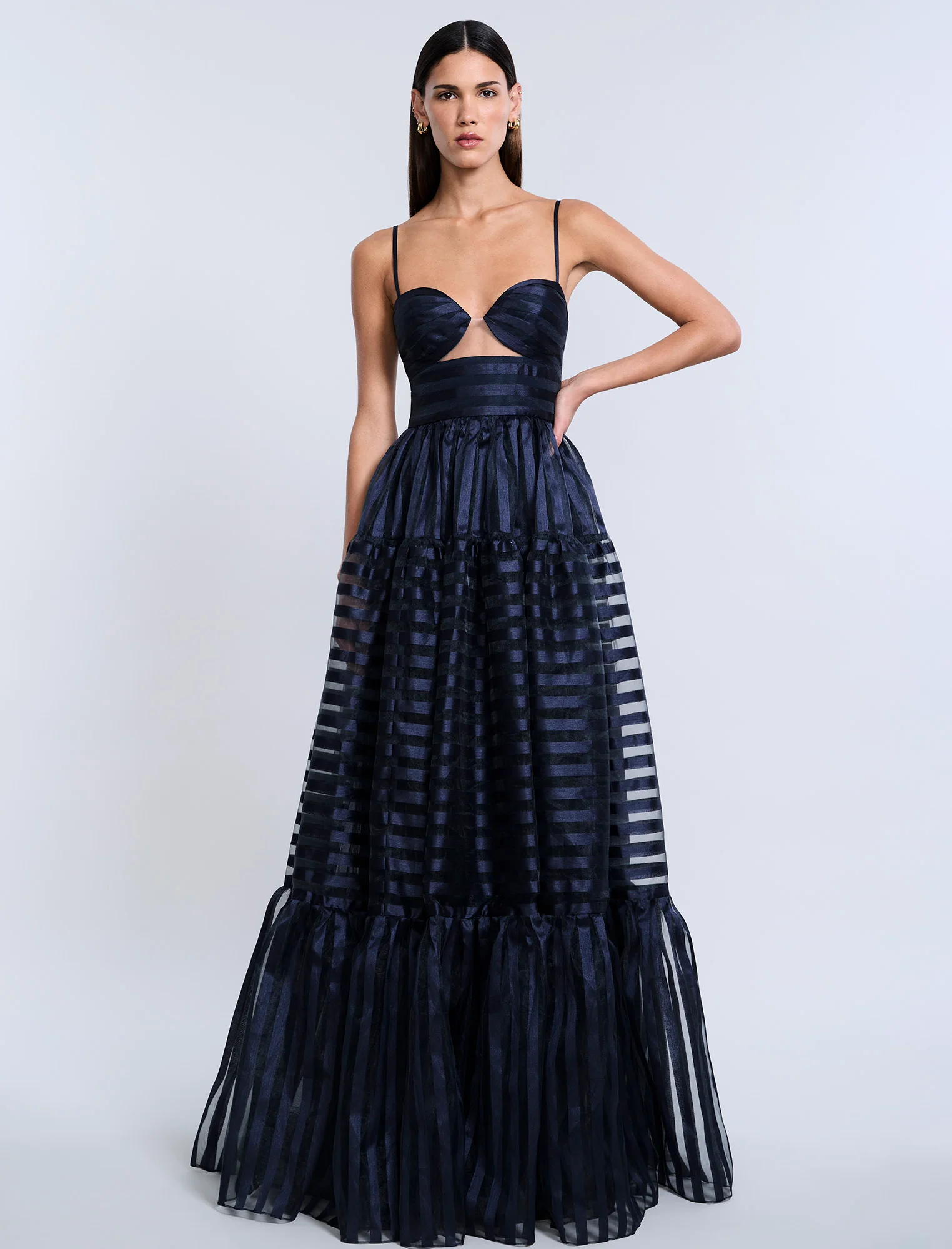 Stripe Organza Gown - Image 5