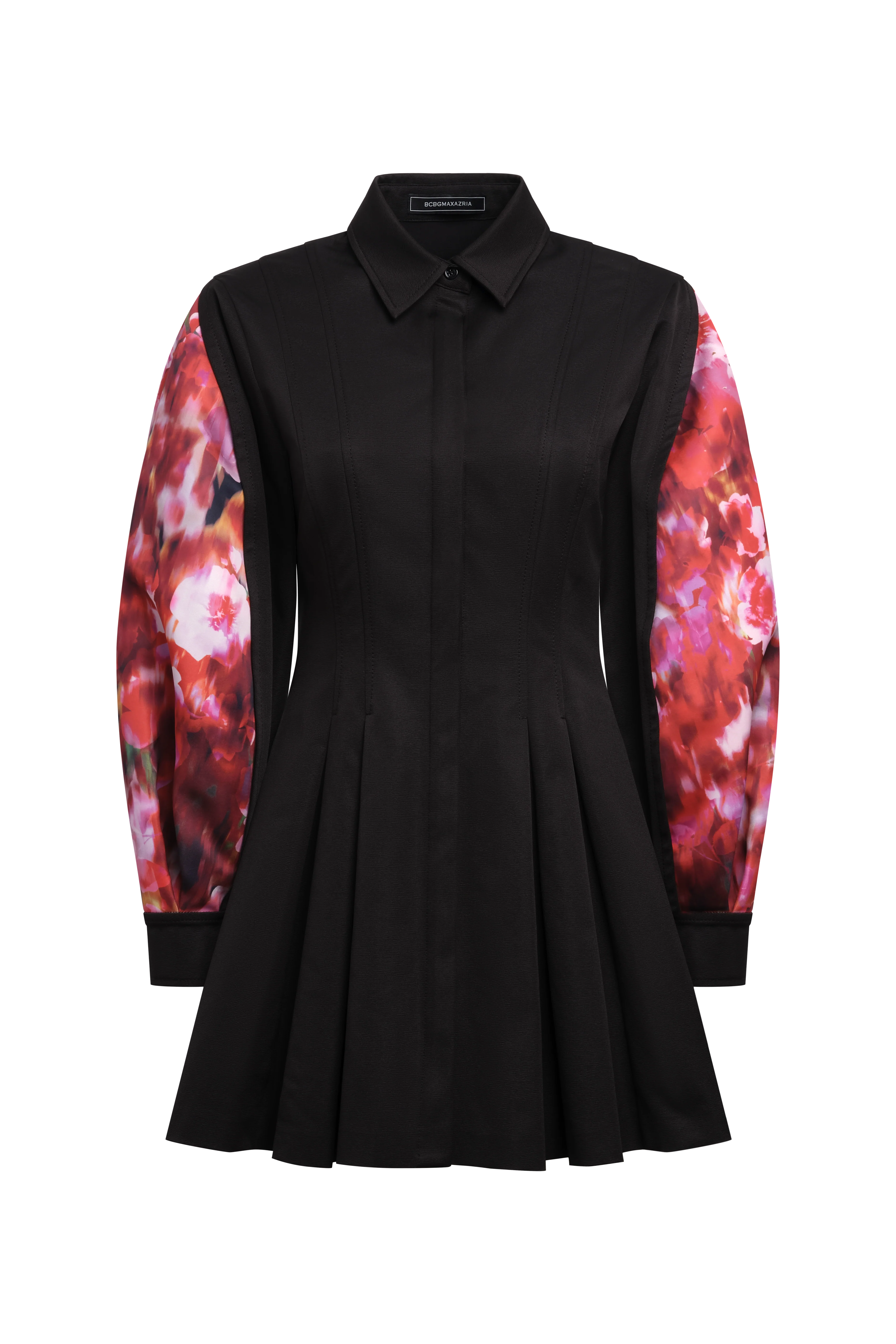 Taffeta Twill Printed Dress - Image 11
