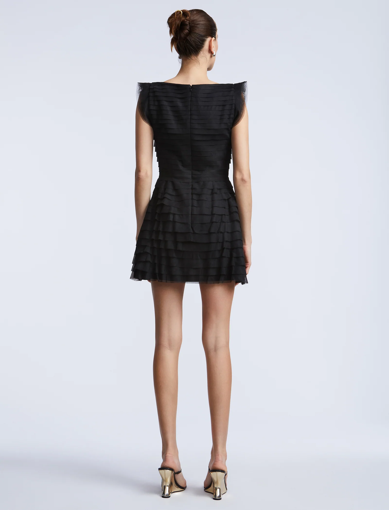 Tulle Tiered Mini Dress - Image 2