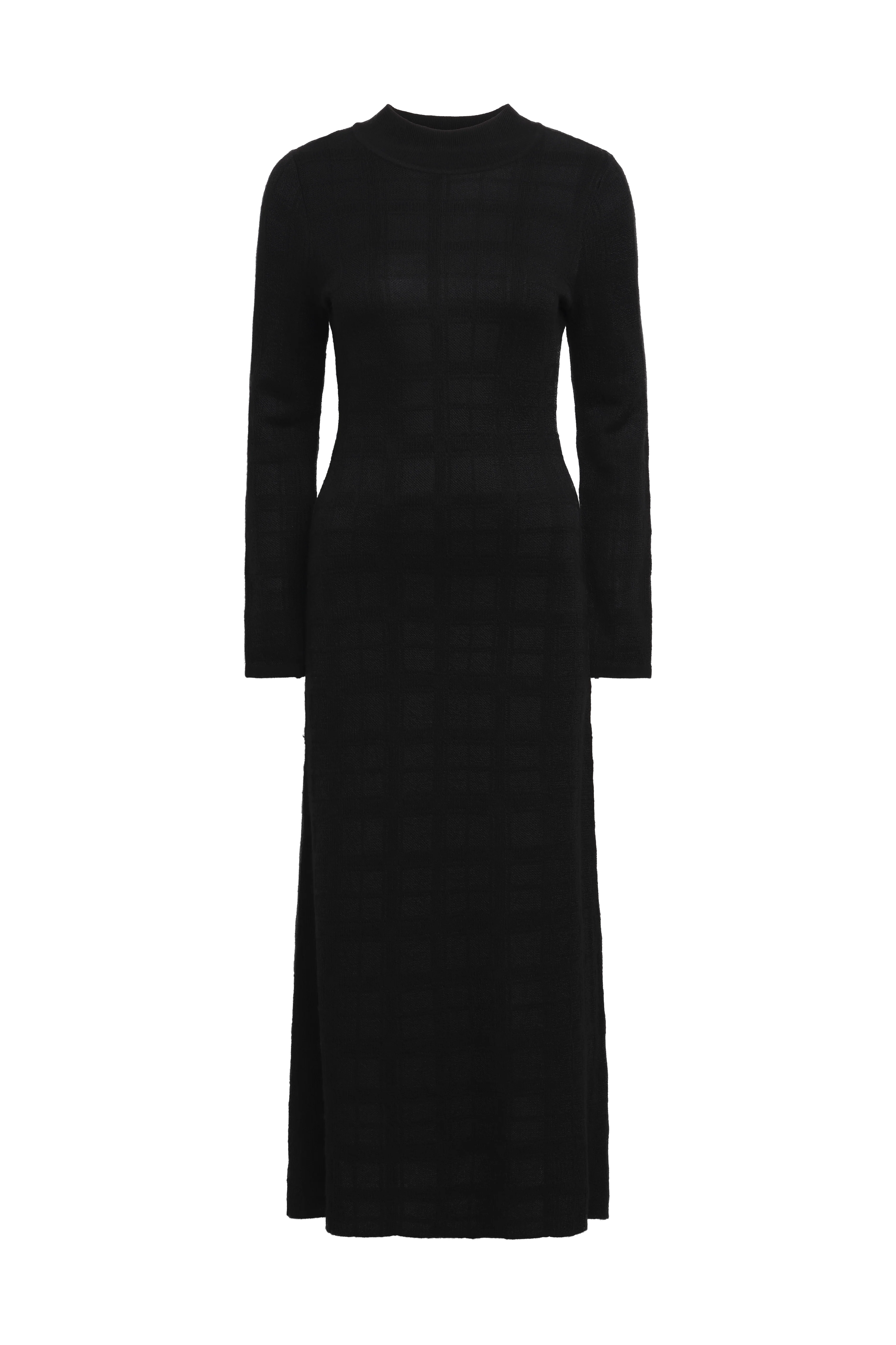 Turtleneck Openweave Dress - Image 10