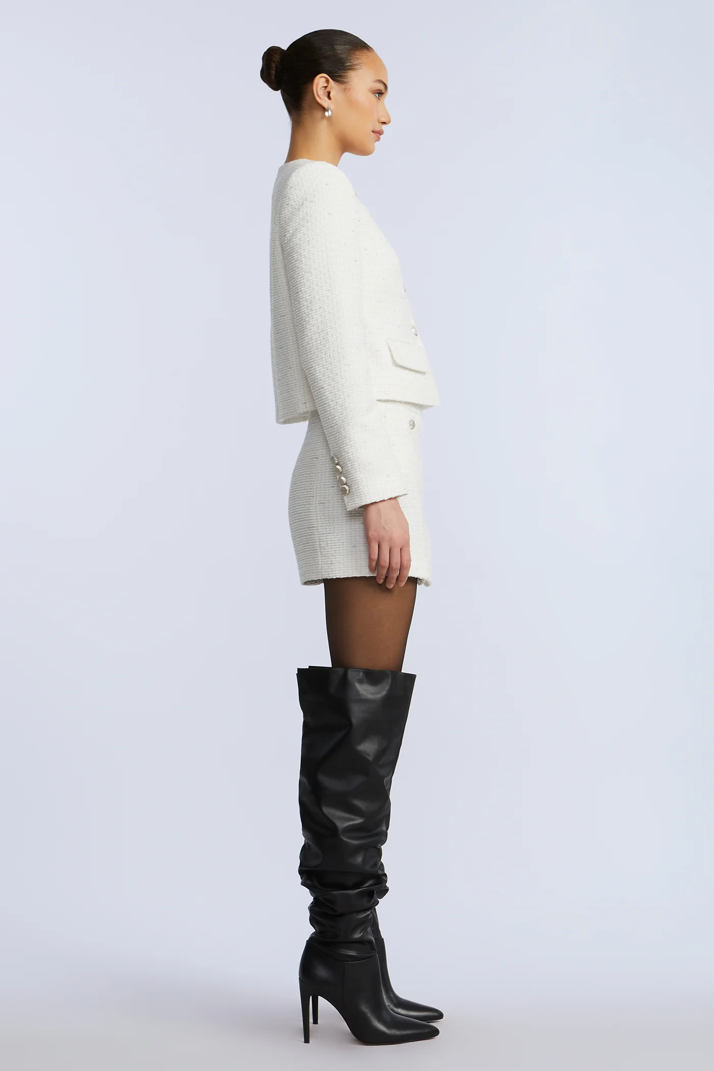 Tweed Chasseur Jacket - Image 6