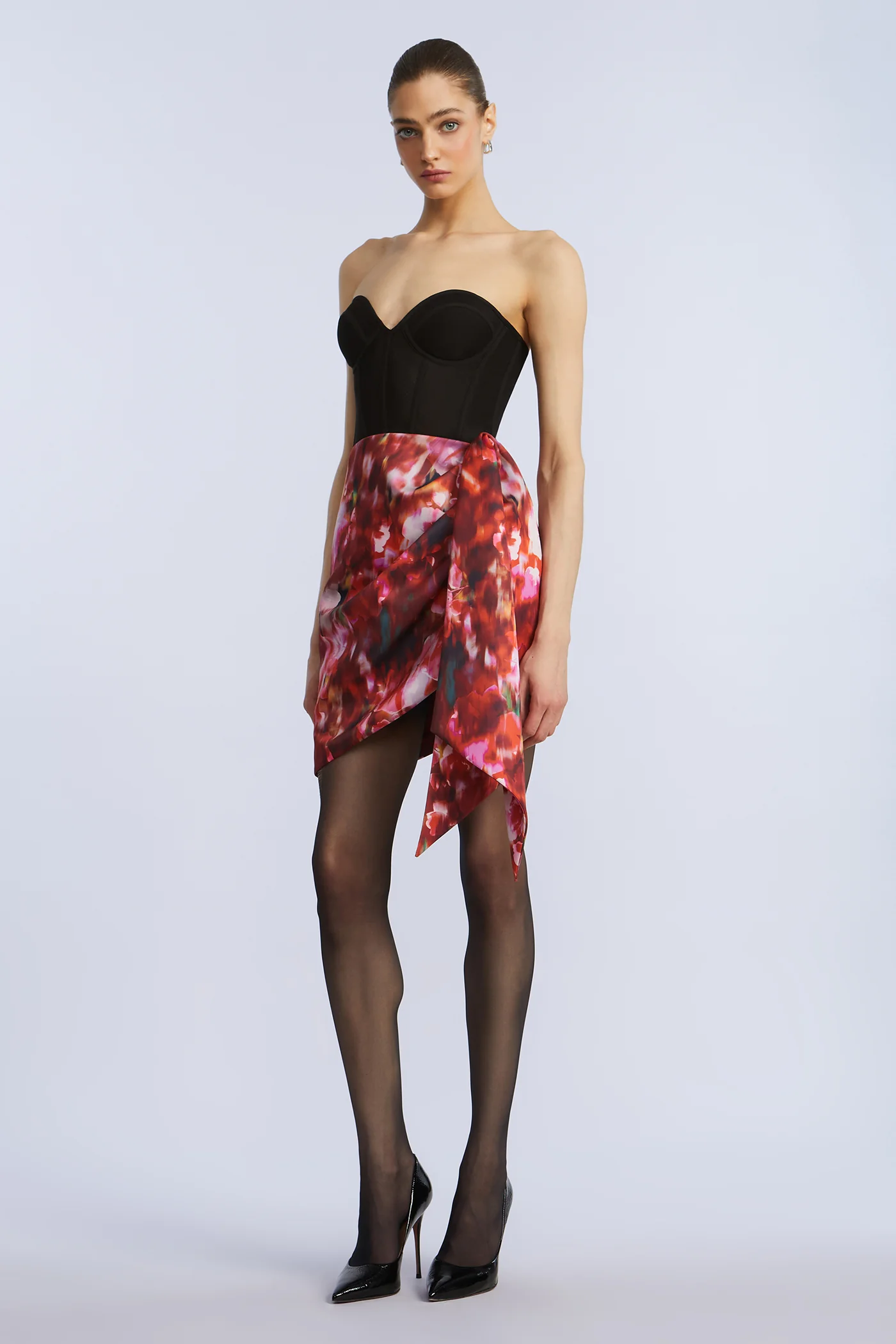 Wrap Mini Dress - Image 3